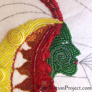 bead embroidery | Leah Day